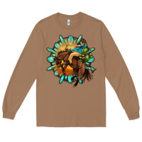 Toasted Coconut gemstone cowboy Long Sleeve Tee - OliviaCreatesArt