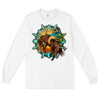White gemstone cowboy Long Sleeve Tee - OliviaCreatesArt