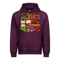 Mauve Wine boozy and schmoozy Urban Hoodie - AdoDesignShop