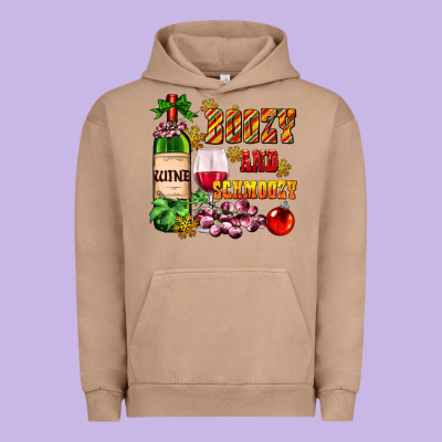 Boozy And Schmoozy Urban Hoodie Designed By Adodesignshop
