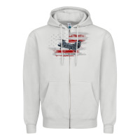 Dove Grey CH-47 Chinook Helicopter USA Flag Helicopter Pilot Gifts Zipper Hoodie - longCreatives