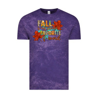 Cloud Purple fall is my second favorite f word Vintage Tee - CowGirlArtShop