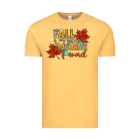 Vintage Mustard fall is my second favorite f word Vintage Tee - CowGirlArtShop