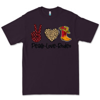 Plum Peace Love Rodeo Premium Tee - Bettercallsaul