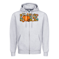 Heather Grey fall love Zipper Hoodie - Artiststas