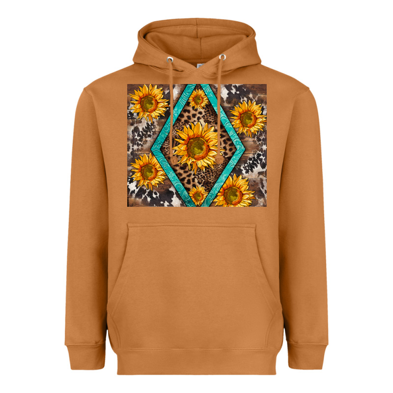 Sunflower Tumbler Heavyweight Hoodie by BarkalooDesign | Teevron