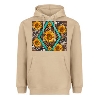 Mushroom sunflower tumbler Heavyweight Hoodie - BarkalooDesign