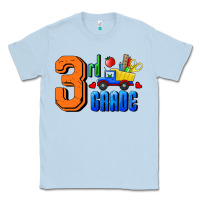 Dusty Blue Third Grade Classic Tee - RanaPortraitStore