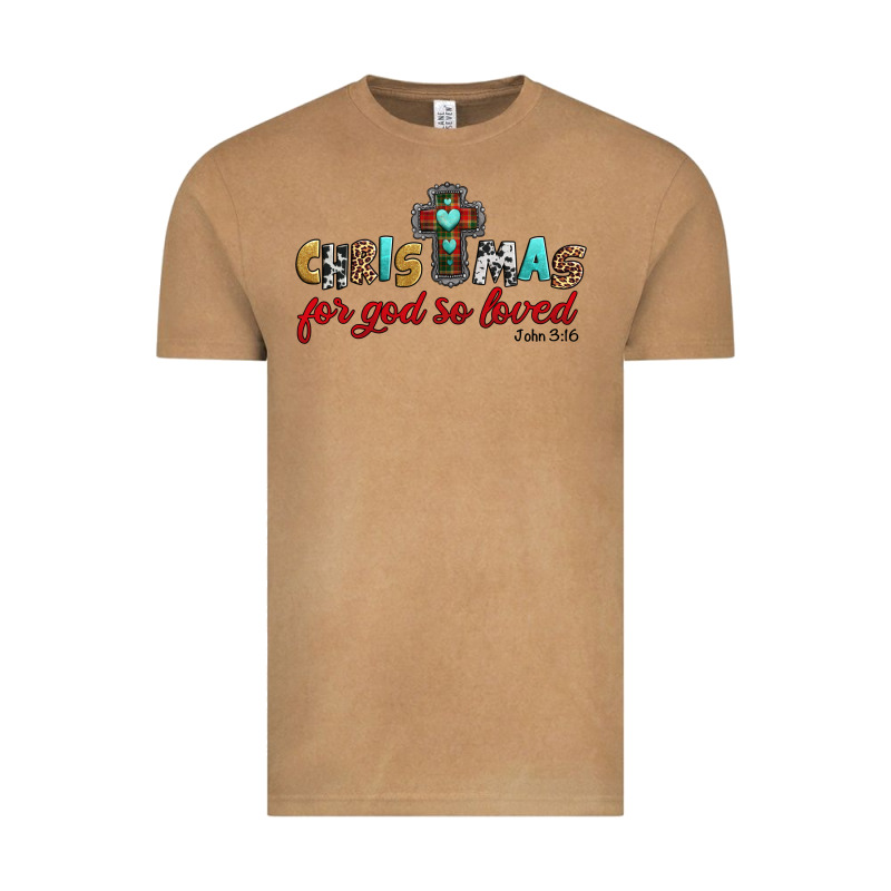 Christmas For God So Loved John 3 16 Vintage Tee by Jasminsmagicworld | Teevron