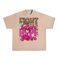 Burro Fight believe hope survive Cancer Awareness Urban Heavy Tee - HowdyJamesFarm