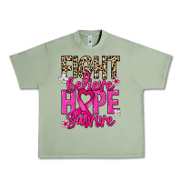 Fight Believe Hope Survive Cancer Awareness Urban Heavy Tee | Teevron