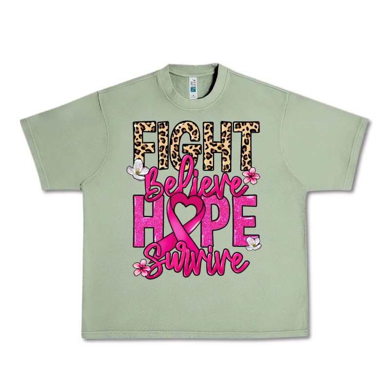Fight Believe Hope Survive Cancer Awareness Urban Heavy Tee by HowdyJamesFarm | Teevron