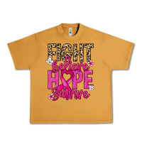 Peanut Butter Fight believe hope survive Cancer Awareness Urban Heavy Tee - HowdyJamesFarm