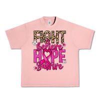 Salmon Fight believe hope survive Cancer Awareness Urban Heavy Tee - HowdyJamesFarm