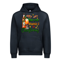 Navy take your vitamin c in christmas Urban Hoodie - AdoDesignShop