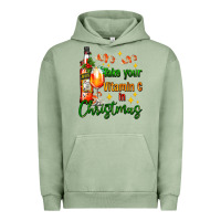 Pigment Oil Green take your vitamin c in christmas Urban Hoodie - AdoDesignShop