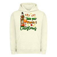 Pigment Pistachio take your vitamin c in christmas Urban Hoodie - AdoDesignShop