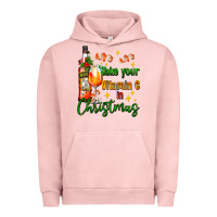 Pigment Salmon take your vitamin c in christmas Urban Hoodie - AdoDesignShop