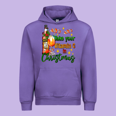 Take Your Vitamin C In Christmas Urban Hoodie Designed By Adodesignshop