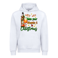 White take your vitamin c in christmas Urban Hoodie - AdoDesignShop