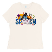 Bone Stay Spooky Ladies Tee - texasbilliewilder