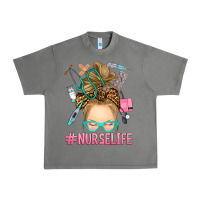 Tornado blonde messy bun nurse life Urban Heavy Tee - RanaPortraitStore