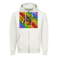 Oatmeal Heather lgbtq dinosaur t rex tumbler Zipper Hoodie - Artiststas