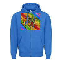True Royal lgbtq dinosaur t rex tumbler Zipper Hoodie - Artiststas