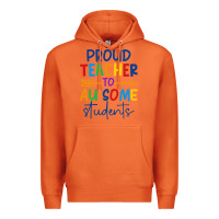 Carrot Proud teacher to au-some students Premium Hoodie - CowhideDigitalArt