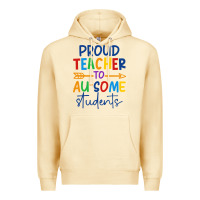 Pina Colada Proud teacher to au-some students Premium Hoodie - CowhideDigitalArt