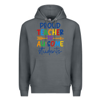 Rock Proud teacher to au-some students Premium Hoodie - CowhideDigitalArt