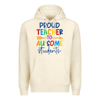 Sandshell Proud teacher to au-some students Premium Hoodie - CowhideDigitalArt