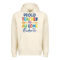 Tofu Proud teacher to au-some students Premium Hoodie - CowhideDigitalArt