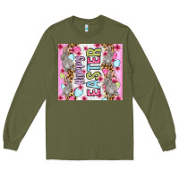 Army Green Happy Easter bunnies eggs 20oz skinny tumbler Long Sleeve Tee - OliviaCreatesArt