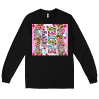 Black Happy Easter bunnies eggs 20oz skinny tumbler Long Sleeve Tee - OliviaCreatesArt