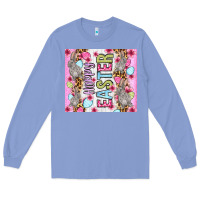 Colony Blue Happy Easter bunnies eggs 20oz skinny tumbler Long Sleeve Tee - OliviaCreatesArt