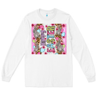 White Happy Easter bunnies eggs 20oz skinny tumbler Long Sleeve Tee - OliviaCreatesArt