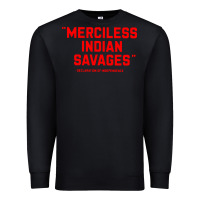 Black merciless indian savages Premium Sweatshirt - longCreatives
