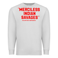 Dove Grey merciless indian savages Premium Sweatshirt - longCreatives