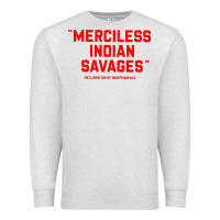 Oatmeal Heather merciless indian savages Premium Sweatshirt - longCreatives