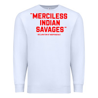 White merciless indian savages Premium Sweatshirt - longCreatives