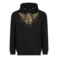 Black native dream catcher with owl Heavyweight Hoodie - BarkalooDesign