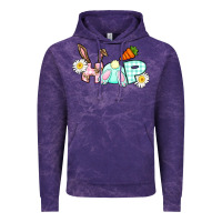Cloud Purple Hop bunny Easter Day Vintage Hoodie - CowGirlArtShop