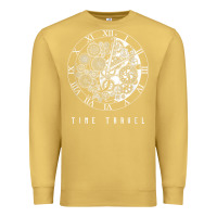 Antique Gold Time Travel Traveler Watch Vintage Clock Steampunk Gift Premium Sweatshirt - longCreatives