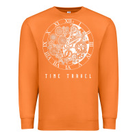 Carrot Time Travel Traveler Watch Vintage Clock Steampunk Gift Premium Sweatshirt - longCreatives