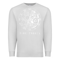 Dove Grey Time Travel Traveler Watch Vintage Clock Steampunk Gift Premium Sweatshirt - longCreatives