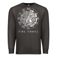 Smoke Time Travel Traveler Watch Vintage Clock Steampunk Gift Premium Sweatshirt - longCreatives