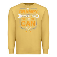 Antique Gold Mens Grampy Funny Handyman Fix It Fathers Day Gift Premium Sweatshirt - longCreatives