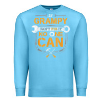 Ocean Blue Mens Grampy Funny Handyman Fix It Fathers Day Gift Premium Sweatshirt - longCreatives
