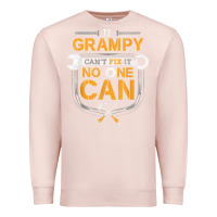 Pale Pink Mens Grampy Funny Handyman Fix It Fathers Day Gift Premium Sweatshirt - longCreatives